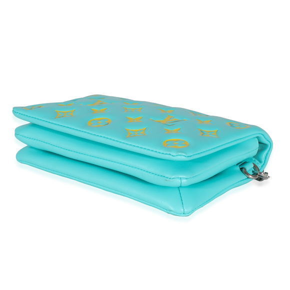 Louis Vuitton Menthe Jaune Monogram Embossed Lambskin Pochette Coussin - Picture 8 of 8